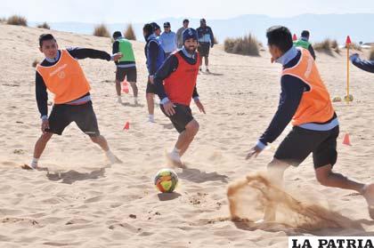 Bolívar realizó su trabajo de pretemporada en Oruro