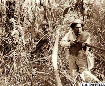 Combatientes paraguayos en el Chaco