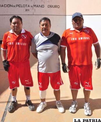 Flores, Choque y Arias, integrantes de JPC Amigos