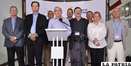 Representantes del gobierno colombiano en el proceso de paz /elheraldo.co