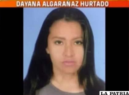 Diana Algarañaz Hurtado, universitaria desaparecida /ANF