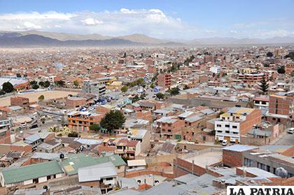 Se planea que Oruro se convierta en una ciudad moderna y sustentable /Archivo