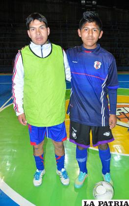 Jesús Saavedra y Alejandro Choqueticlla