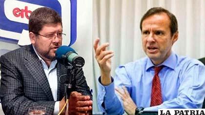 El ex presidente, Jorge Quiroga, y Samuel Doria Medina, líder de Unidad Nacional /erbol.com.bo