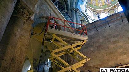 El Santo Sepulcro de Jerusalén es restaurado