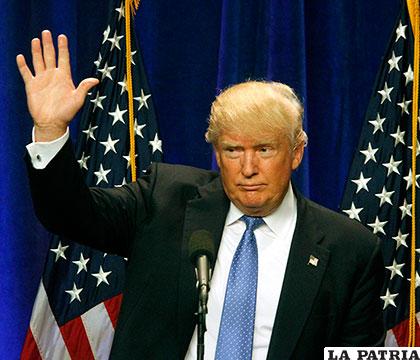 El candidato republicano a la Casa Blanca, Donald Trump