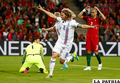 Bjarnasson fue autor del gol del empate para Islandia /as.com