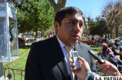 Gary Condori, presidente de la Morenada Central Oruro