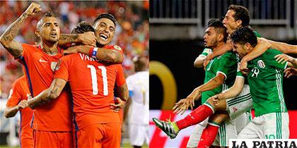 Chilenos y mexicanos en procura de pasar a la semifinal /futbolred.com