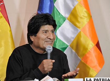 Presidente del Estado Plurinacional, Evo Morales /ABI