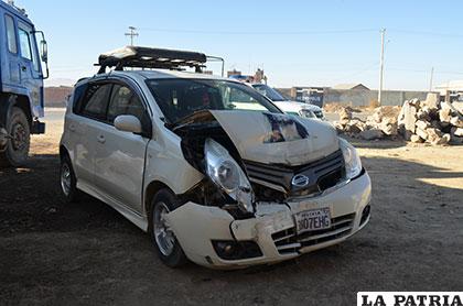 Motorizado cuyo conductor se durmió, fue el más afectado