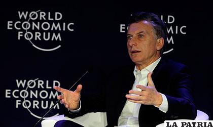 El presidente argentino, Mauricio Macri habla sobre la corrupción