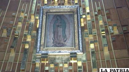 La impresionante imagen de la Virgen de Guadalupe