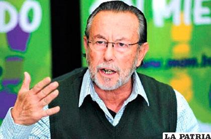 El ex alcalde de La Paz, Juan Del Granado /APG
