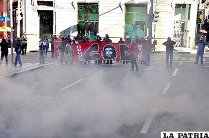 Dinamita fue utilizada indiscriminadamente en marchas