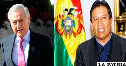 El canciller chileno Heraldo Muñoz y el canciller boliviano David Choquehuanca /ANF