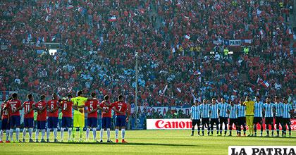 Argentina - Chile, en la final del pasado año en Santiago, hoy volverán a verse en una final /conmebol.com