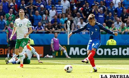 Griezmann anotó de penal el segundo para Francia /AS.COM