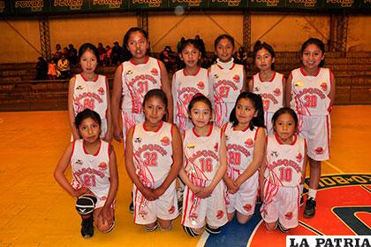 El quinteto femenino de Santa Claudina