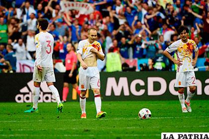 España, dos veces campeona de la Eurocopa, quedó eliminada /AS.COM