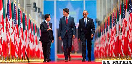 Representantes de Canadá, Estados Unidos y México acuerdan acción contra el cambio climático /pulsoslp.com.mx