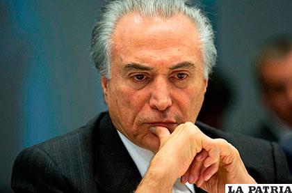 El presidente interino de Brasil, Michel Temer /mercopress.com