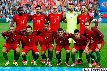 La selección de Portugal con su figura Cristiano Ronaldo /AS.COM