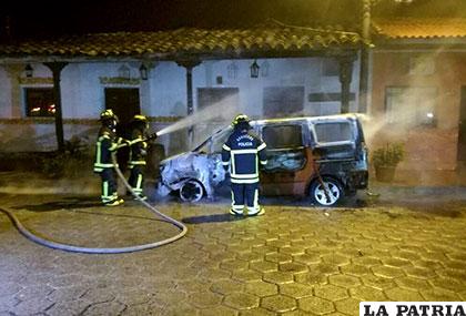 Intervención de Bomberos