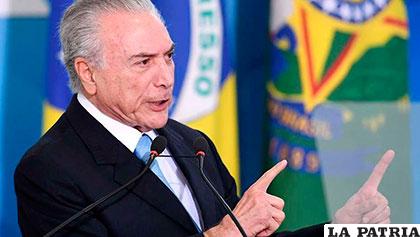 Temer pide a brasileños dejar trabajar al gobierno para el bien de todos /clarín.com