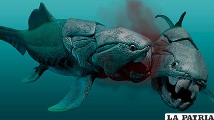 Dos mortíferos y gigantes peces prehistóricos