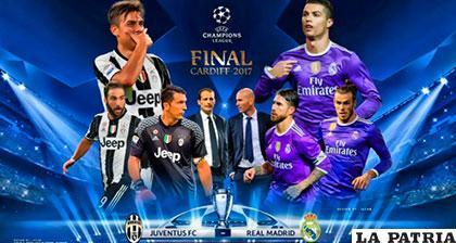Juventus frente a Real Madrid, para muchos el partido del año, es la final de la Champions League