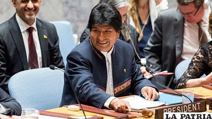 Morales alerta con una crisis mundial del agua /ABI