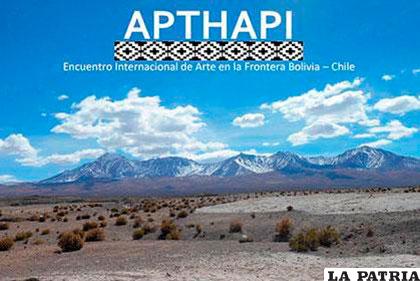 Apthapi con buena actividad de arte contemporáneo /AntiArte