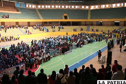 Hubo masiva concurrencia de equipos presentes en el Palacio de los Deportes