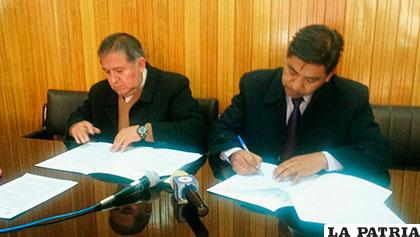Autoridades firman convenio de apoyo interinstitucional