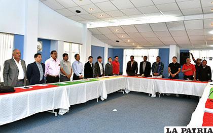 Hugo Miranda participó de la reunión del reciente martes en
representación de la AFO /APG