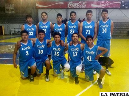 Integrantes del equipo de CAN en la categoría Juvenil