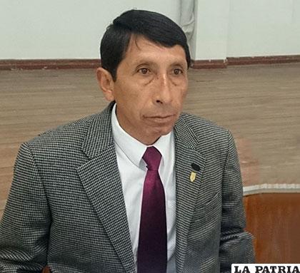 Hugo Miranda, presidente de la Asociación de Fútbol Oruro
