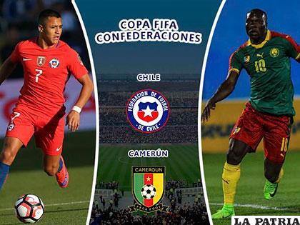 Chile frente a Camerún, jugarán hoy desde las 14:00 horas /peru.com