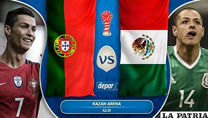 Portugal frente a México hoy desde las 11:00 horas en Kazán /depor.com