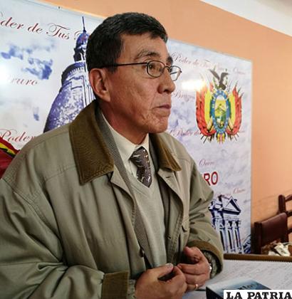 El viceministro de Defensa, José Luis Begazo explicó los trabajos de su gestión