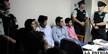 Los detenidos en su audiencia donde se definió su expulsión /AHN.MDSTRM.COM/Archivo