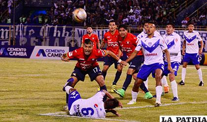 San José venció en el partido de ida (1-2) disputado en Cochabamba el 06/04/2017 /APG