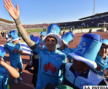 Nelson Cabrera una de las figuras en el equipo de Bolívar /APG