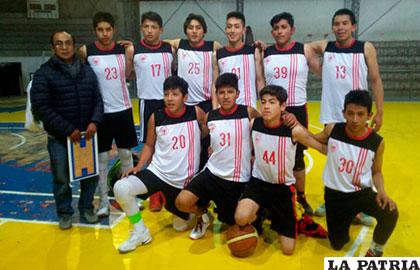 La plantilla de jugadores de Alemán en la categoría Juvenil varones