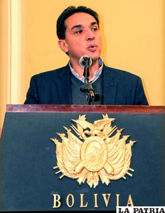 Mario Guillén asume el cargo de Ministro de Economía y Finanzas, por ausencia de Arce /APG