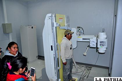Imagenología fue el primer servicio que se atendió en el nuevo hospital /Archivo