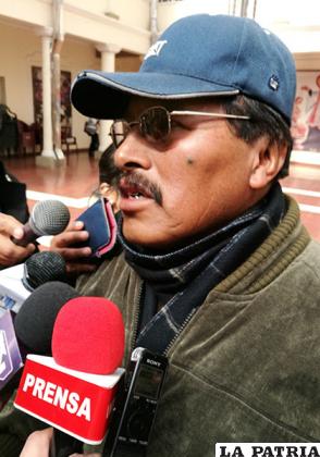 Rigoberto Arcaine, representante del Control Social de Rodeo