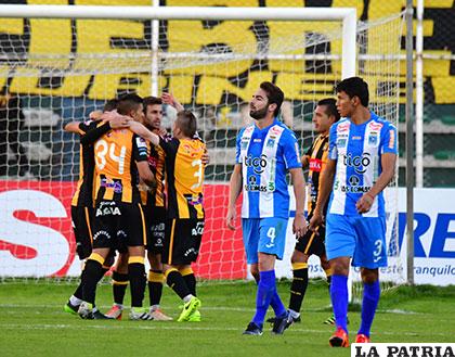 The Strongest venció en la ida 6 a 0, en La Paz el 14/04/2017 /APG