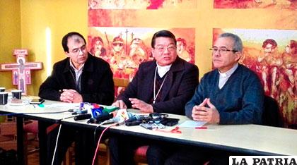 Integrantes de la Confederación Episcopal Boliviana /ANF